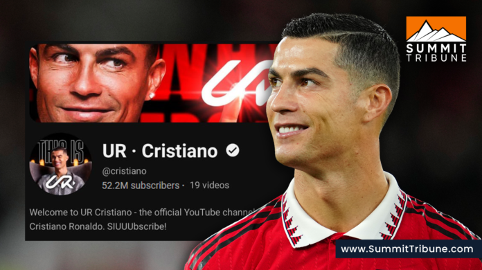 Cristiano Ronaldo’s YouTube Channel Sets New Guinness World Record Cristiano Ronaldo’s YouTube Channel Sets New Guinness World Record