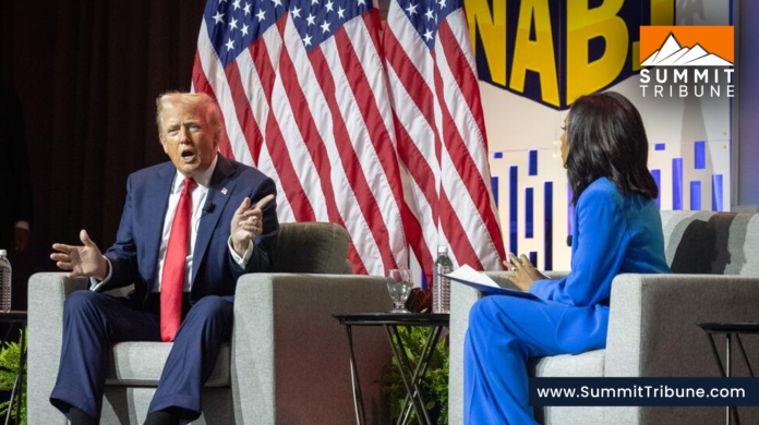 Former US President Donald Trump attacks Kamala Harris over racial identity