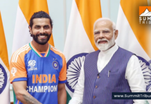 Indian Cricketer Ravindra Jadeja Enters Politics, Joins BJP Indian Cricketer Ravindra Jadeja Enters Politics, Joins BJP